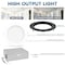 Luxrite 5 Inch LED Recessed Downlight 5CCT 2700K-5000K 18W 1600LM Dimmable Wet Rated IC Rated Black LR22634 LR22654-1PK - alternate 7